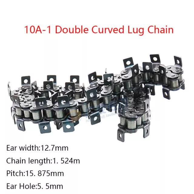 10A-1 Double Side Single Hole Curved Plate Roller Chain Conveyor Driving Chain