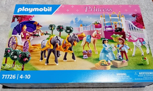 PLAYMOBIL 71726 - Calèche avec princesses et école d'équitation EUR 65