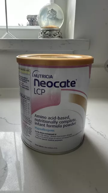 2X Nutricia Neonate LCP Milk 400gram Tin Amino Acid based infant formula Allergy