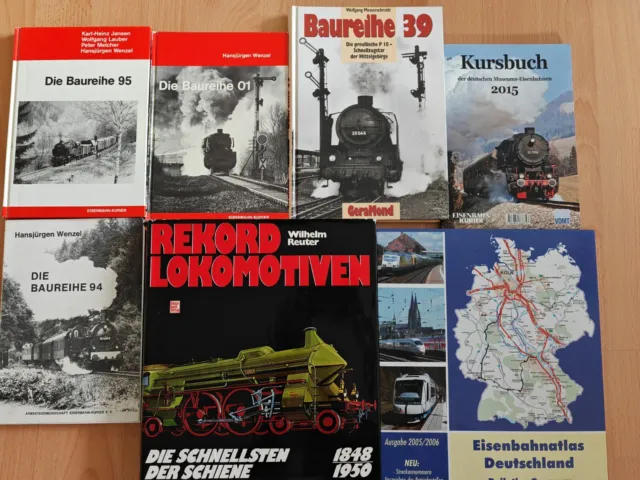 7 Bücher Eisenbahn Konvolut