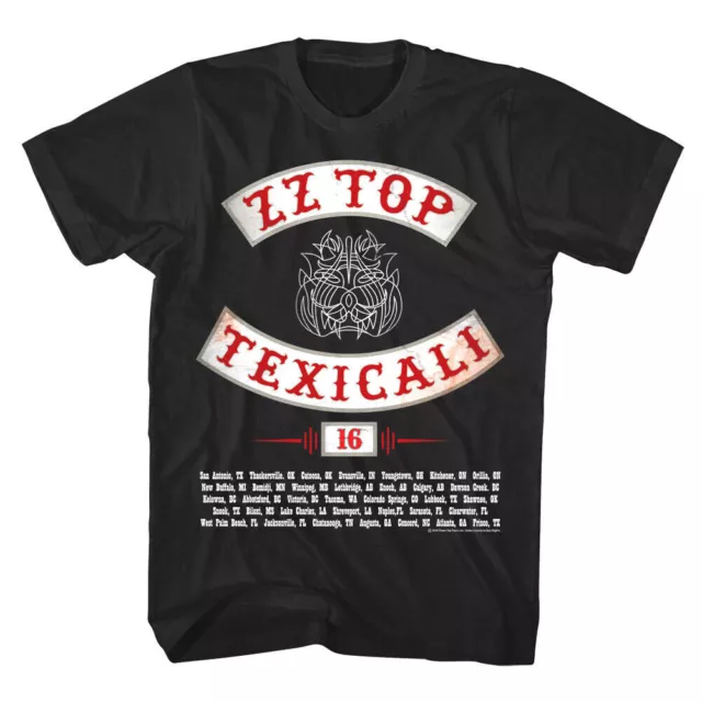 ZZ Top Texicali Tour 2016 Mens Rock Band Live Concert Merch Blues T Shirt CG126