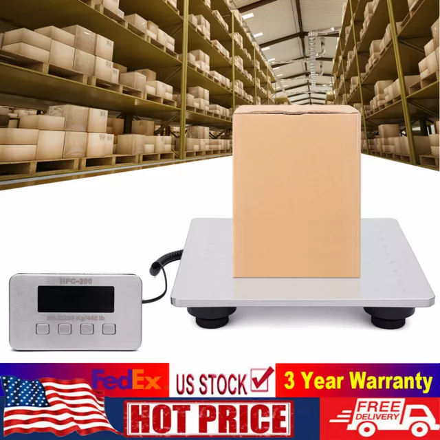 440 LBS Postal Scale Large Shipping Digital Electronic Mail Packages Scale 200KG