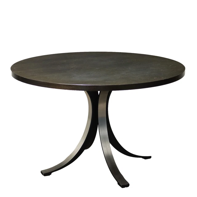 Tavolo Design Borsani Tecno T69 Italia Anni 80 Legno impiallacciato Alluminio