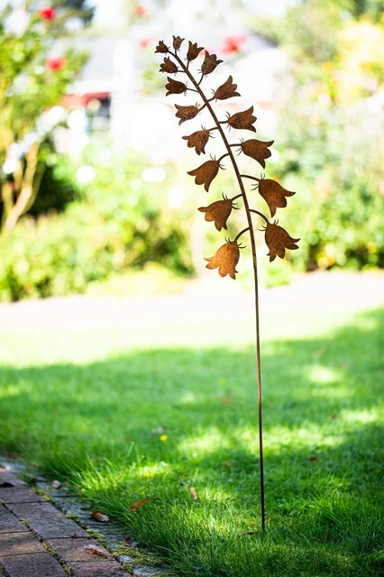Dekohahn Scultura da Giardino Gallo Gockel Metallfigur Gartengockel