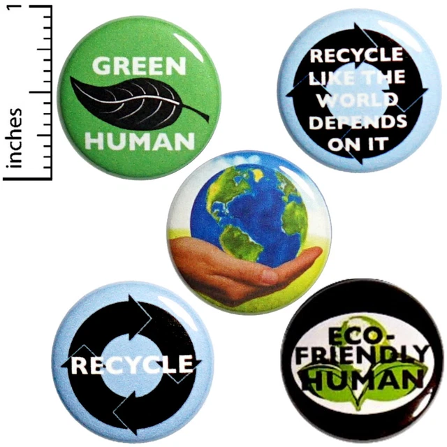 RECYCLING FRIDGE EcoFriendly Human Gift Set 5 Pack of