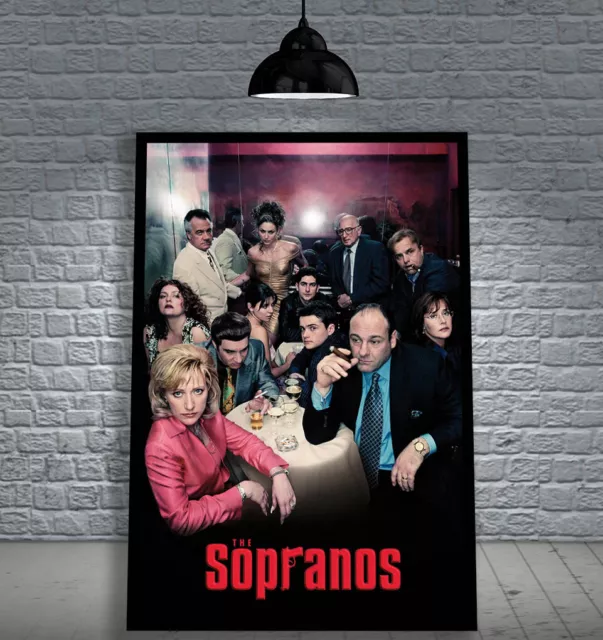 The Sopranos Tv Series Framed Movie Poster Print Cinema A1 & 60X40Cm