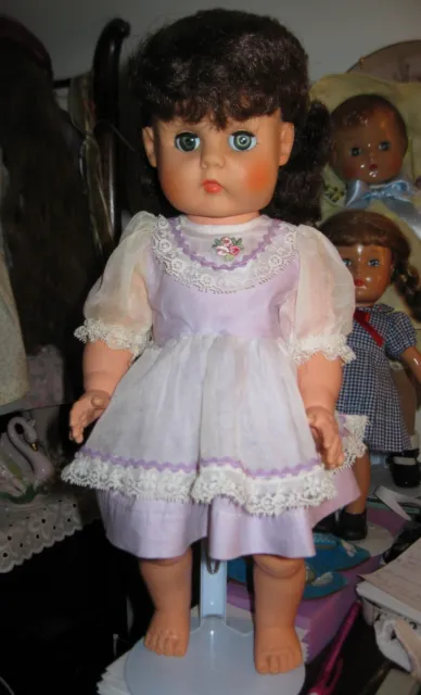 Vintage Horsman like 15" Little Girl Doll Marked 16-5 Lower Back-Just Beautiful