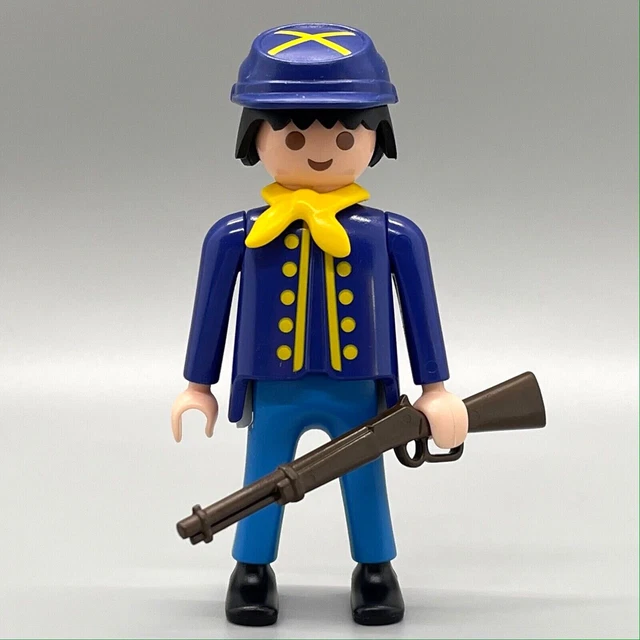 Playmobil Custom Subofficier Confédéré (US-1861) Ref-0002Bis