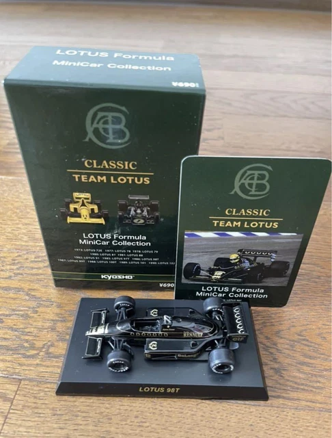 Kyosho 1/64 Lotus F1 98T 12 Ayrton Senna Secret