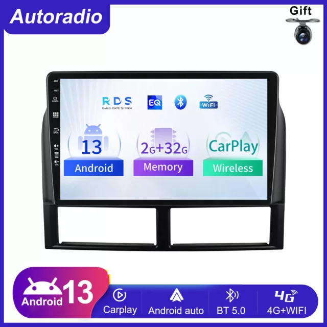 2 Din Autoradio Android 13 GPS Navi BT Pour Jeep Grand Cherokee II WJ 1998-2004