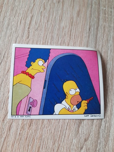 Simpsons Panini Sicker 13