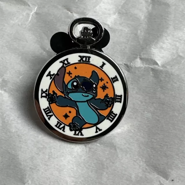 Disneyland 2016 Stitch Pocket Watch Disney Pin PWP DLR 2016 Lilo & Stitch NEW