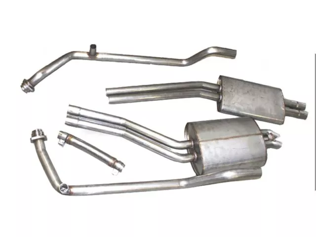 VA Edelstahl Auspuff Auspuffanlage für Mercedes 350SL & 450SL R107