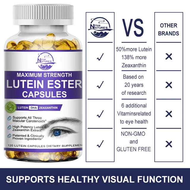 EYE HEALTH COMPLEX Lutein & Zeaxanthin Eyes Supplement + Vitamins B12