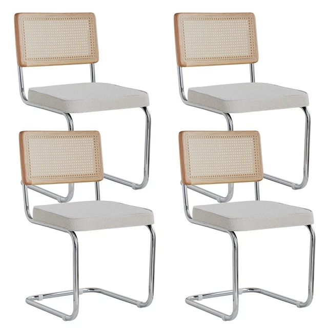 2er Set Esszimmerstuhl Ina Stoff Farbe: Dunkelgrau | Gestell Farbe: Cappuccino