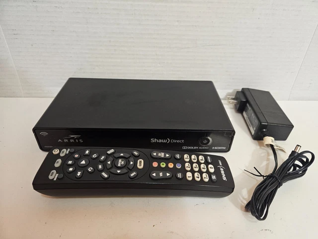 SHAW DIRECT ARRIS HDDSR 800 Digital Satellite Receiver w/ Remote
