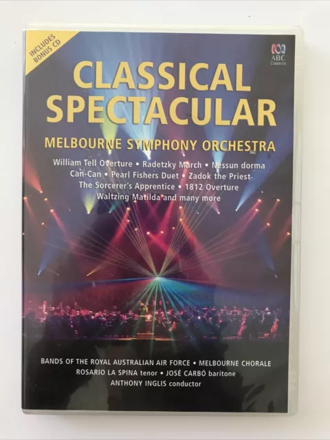 CD & DVD - CLASSICAL SPECTACULAR Melbourne Symphony Orchestra - Region 4 PAL