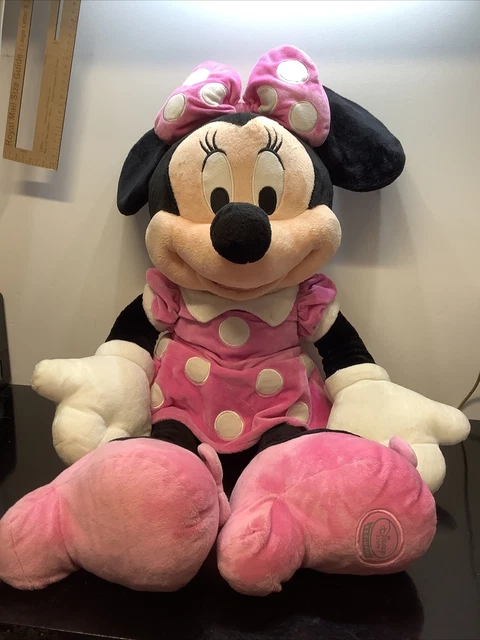 Disney Minnie Mouse Plush  Soft Toy Teddy 30 Inch Large Rare Huge Giant Stamped