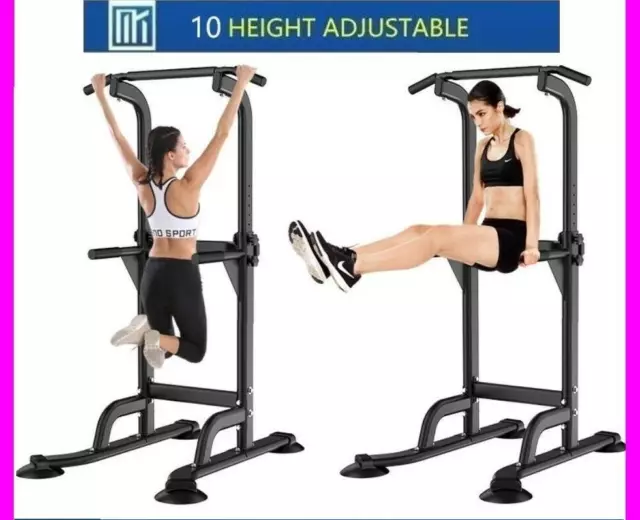 Pull Up Tower Chin Up Pull Up Bar Push Knee Raise Gym Station