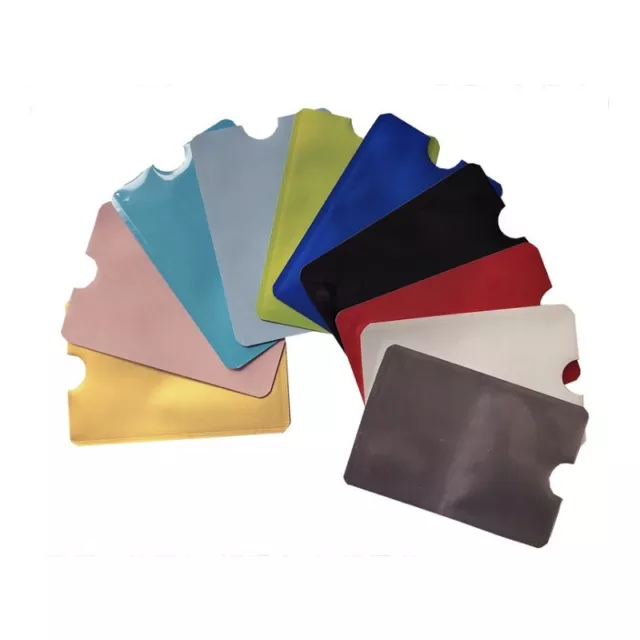 30 Pack Anti Theft Credit Card Protector RFID Blocking Safety Sleeve Shield