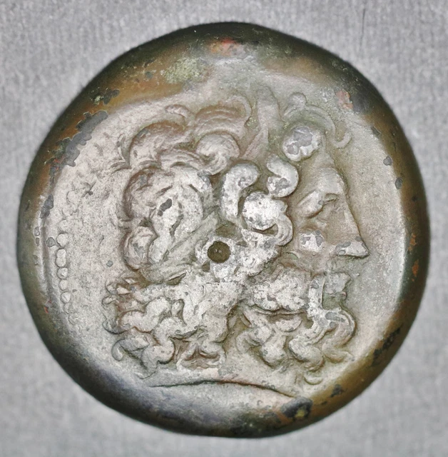 Ptolemaic Kingdom Egypt 246 - 222 BC Octobol Coin Ptolemy III ~ 46.8 mm 92 Grams