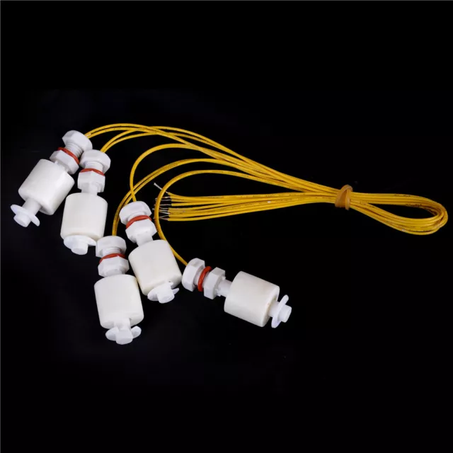 5 Pcs Water Level Switch Liquid Level Sensor Plastic Ball Vertical Float DSQZ