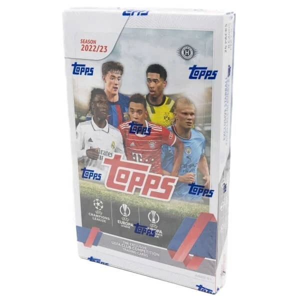 A / Topps UEFA 2022 23  Soccer Foot Hobby Box Boite Competition Champions League