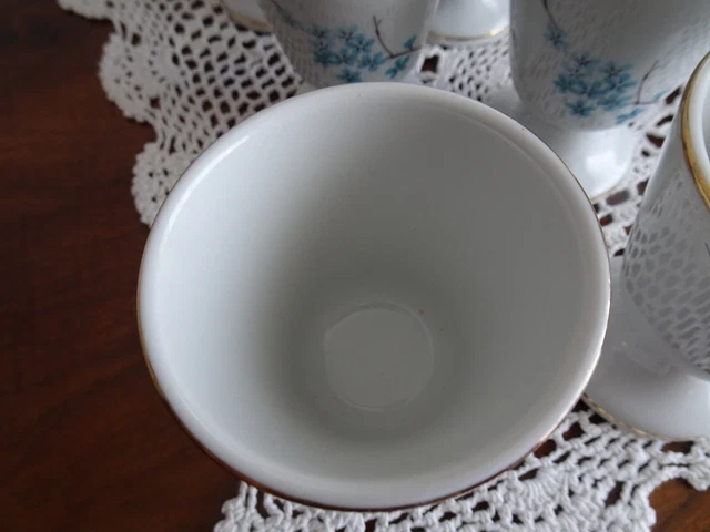 6 petites tasses à café/moka/espresso ou mazettes/mazagrans porcelaine 3