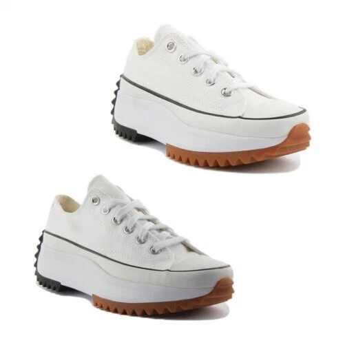 CONVERSE 168817 Courir Étoile Hike Unisexe Plateforme Baskets Blanc Taille UK 2