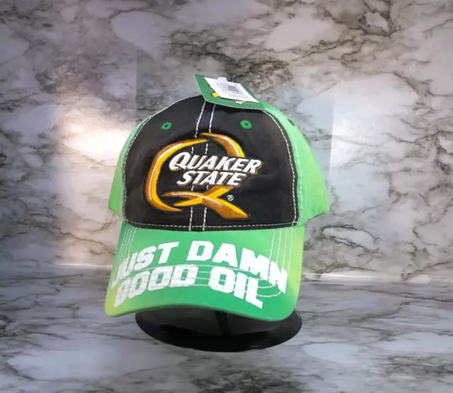 NWT Quaker State Official Licensed Snapback Hat "Just Damn Good Oil" Concept One