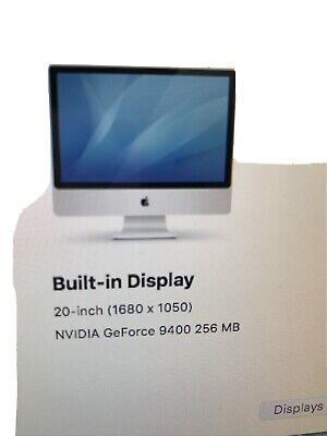 Imac IMAC A1224 50.8cm Tôt 2009 Emc 2266 Carte Mère Integré Geforce 9400M En Italie 