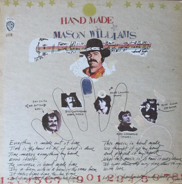 Mason Williams - Hand Made - Used Vinyl Record - P7350A