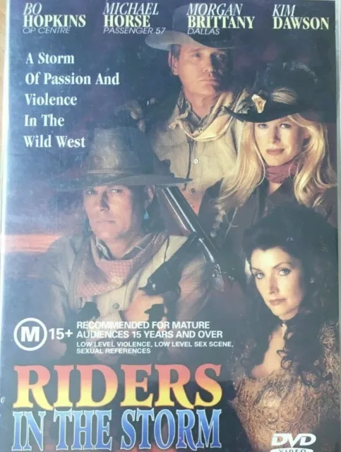 Western Un-Common Riders In The Storm Bo Hopkins Region 4 DVD VGC