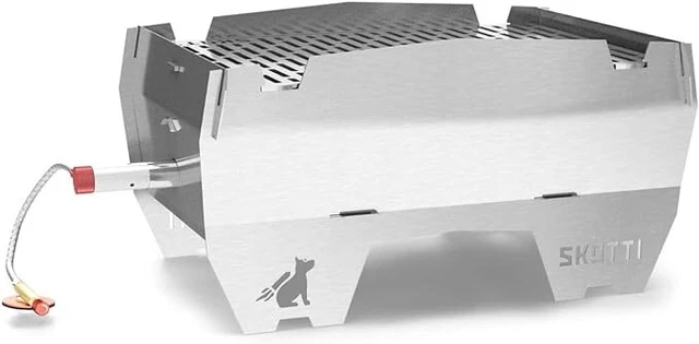 SKOTTI GRILL Portable Gas Grill Compact Stainless Steel Design £100.00
