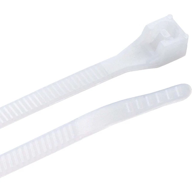 Gardner Bender DoubleLock 6 pulgadas x 0,13 pulgadas Corbata de cable de nailon de color natural