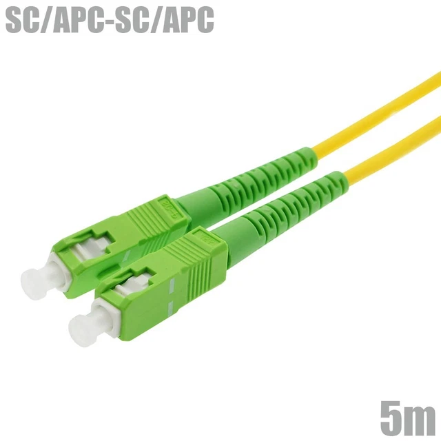 5M SC/APCSC/APC FIBER Optic Simplex SingleMode Optical Patch Cable 3