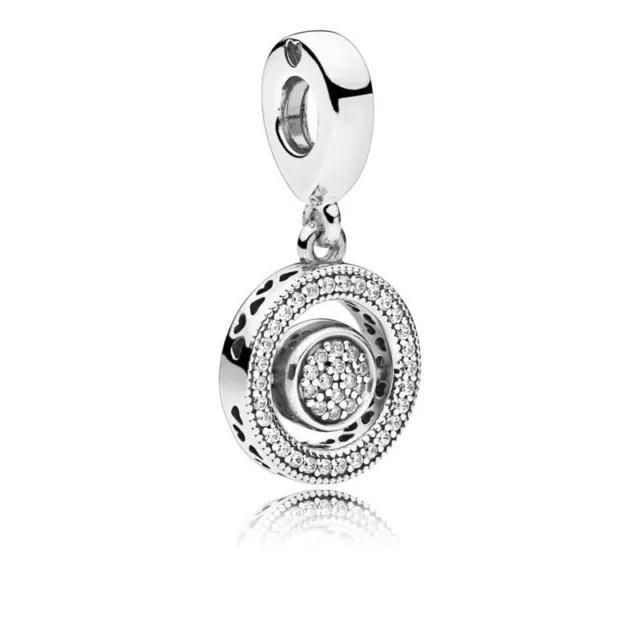 Fashion 1Pcs Silver Flower Cz European Charm Beads Fit   Necklace Bracelet