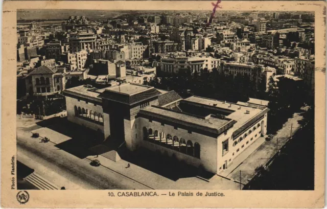CPA AK MAROC CASABLANCA Le Palais de Justice Flandrin (37719)