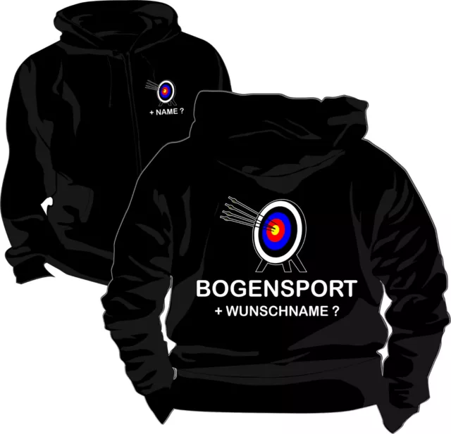 Bogensport Jacke Kapuzenjacke Hooded Bogenschießen Archery Schießsport Shirt 8