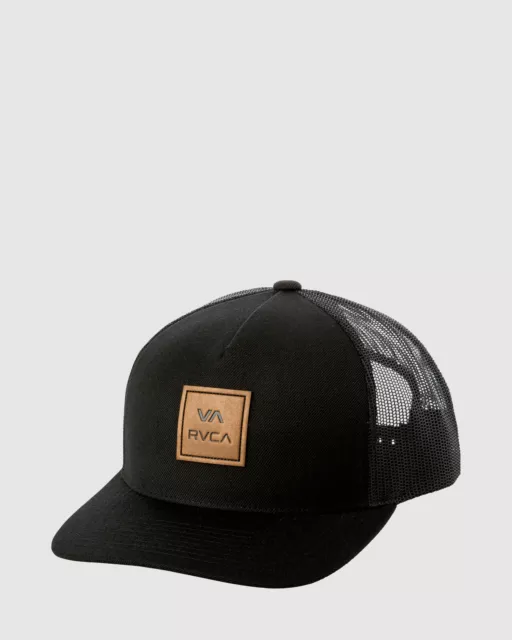 Rvca Va Atw Curved Brim Trucker Cap Snap Back Ruca Hat Cap Snapback New Yupoong