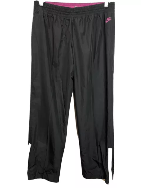 NIKE WOMENS SPORTWEAR Pant Size XL Insteam 30in. Black £31.15 - PicClick UK
