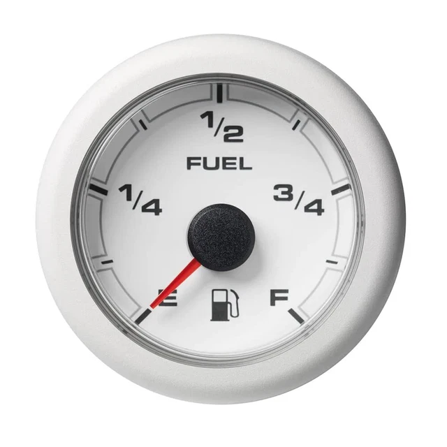 VDO MARINE 21/16& (52mm) OceanLink Fuel Level Gauge White