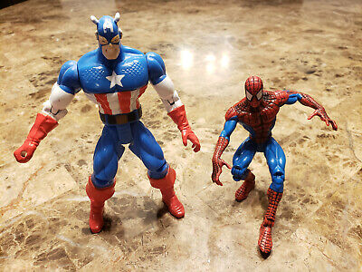 45522 ToyBiz Marvel Bd Team-Up Humain Torche & Spider-Man K-Mart Exclusif Toybiz N0 
