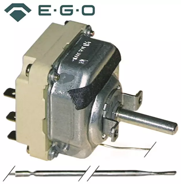 EGO 55.34052.817 Termostato per Bratplatte Mareno FTE100BR, FTE40C, FTE60C 3NO