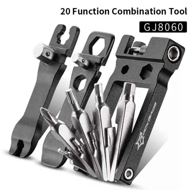 ROCKBROS Bicycle Repair Tool Kit 20in1 Portable Multifunction Bike Multi-Tools