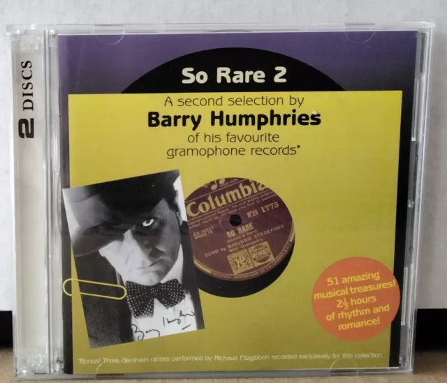 SO RARE 2 - Second selection by BARRY HUMPHRIES of his favourite records 2CD's