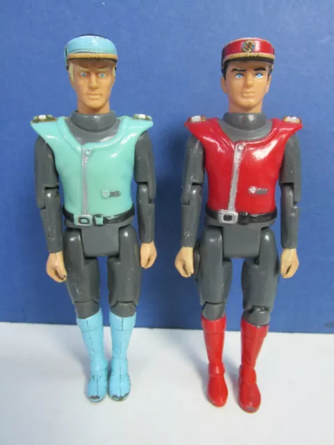 vintage 1993 CAPTAIN SCARLET CAPTAIN BLUE matchbox ACTION FIGURE 5762