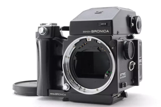 【Proche de MINT】 Bronica ETRS Film Camera Grip AE ll Finder 120 de retour...