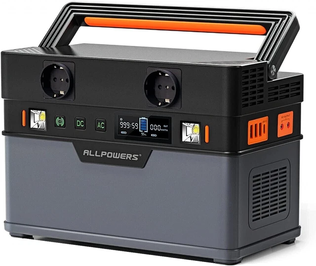 ALLPOWERS S700 V2.0 700W Powerstation 606Wh 164000mAh Generador Solar Batería