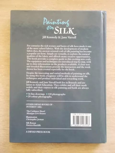 Painting On Silk~Kennedy & Varrall~142pp HB~1st Ed~1988 3